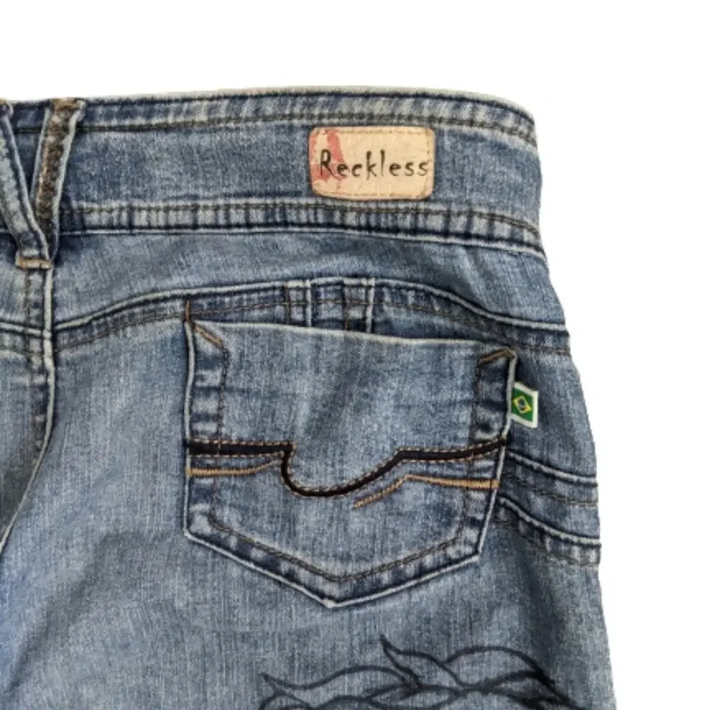 Reckless Jeans with Graffiti Custom Art Junior's 5